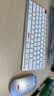 联想（Lenovo）无线蓝牙键盘鼠标套装可充电轻薄便携商务办公电脑iPad平板mac通用剪刀脚无线键盘无线键鼠套装 P211-银白色-键鼠套装【键鼠共用1个接收器】 无线蓝牙双模 实拍图