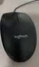 罗技（Logitech）M91P（同M90外型）有线鼠标 家用办公鼠标 电脑笔记本鼠标 左右手通用对称鼠标  黑色 实拍图