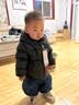 保姆鹅 儿童羽绒服宝宝短款加厚白鸭绒外套男童女童保暖防风冬[NG2637] 黑 100 实拍图