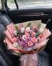 馨仪鲜花速递玫瑰向日葵康乃馨花束送女友老婆生日礼物同城配送 11朵粉玫瑰混搭花束 实拍图