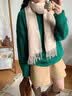 玖慕（JIUMU）100%山羊绒围巾女士秋冬披肩保暖围脖送女生圣诞节生日礼物礼盒装 实拍图