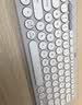 罗技（Logitech）时尚系列K390无线蓝牙键盘 超薄便携  K380升级版 沙色 79键 实拍图