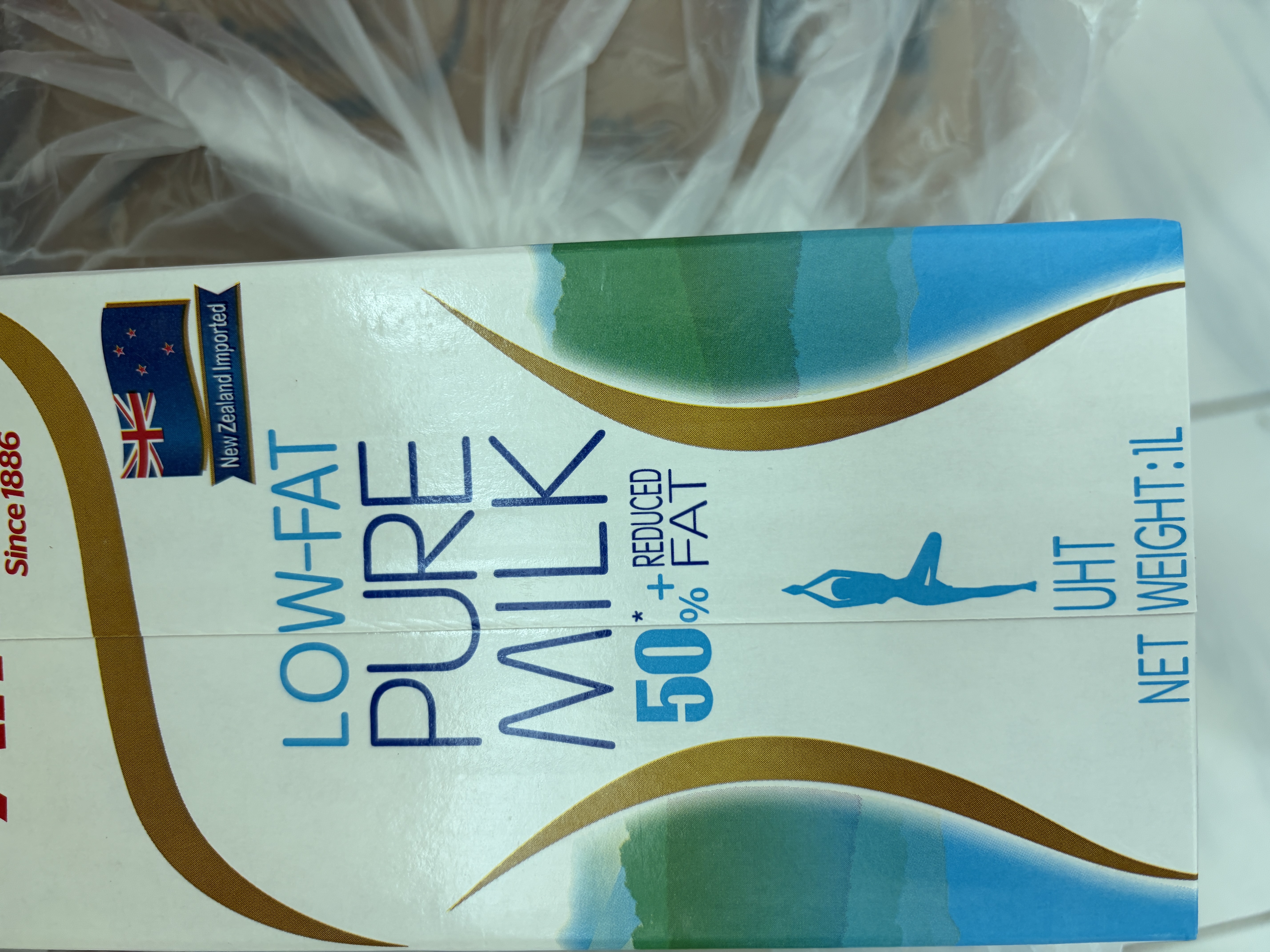 安佳（Anchor）低脂牛奶高钙纯牛奶新西兰原装进口草饲1L*12盒 减少50%脂肪  实拍图