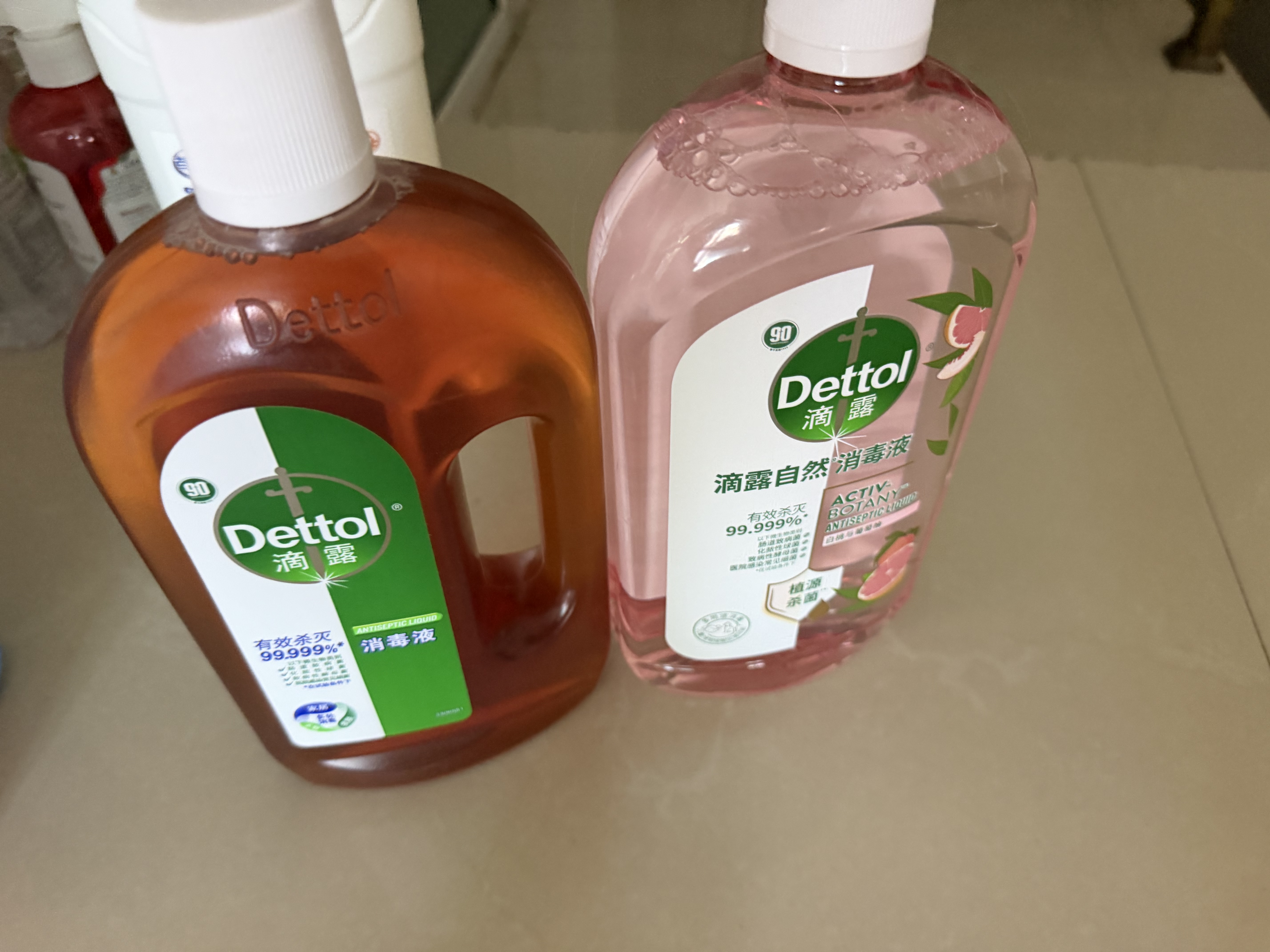 滴露（Dettol）经典消毒液750ml +自然香氛消毒液1L 母婴衣物友好 天然植萃温和 实拍图
