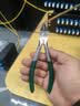 绿林（GREENER）家用水口钳斜口钳6寸剪钳电工剪线钳工业级偏口钳斜嘴钳断线钳子 实拍图