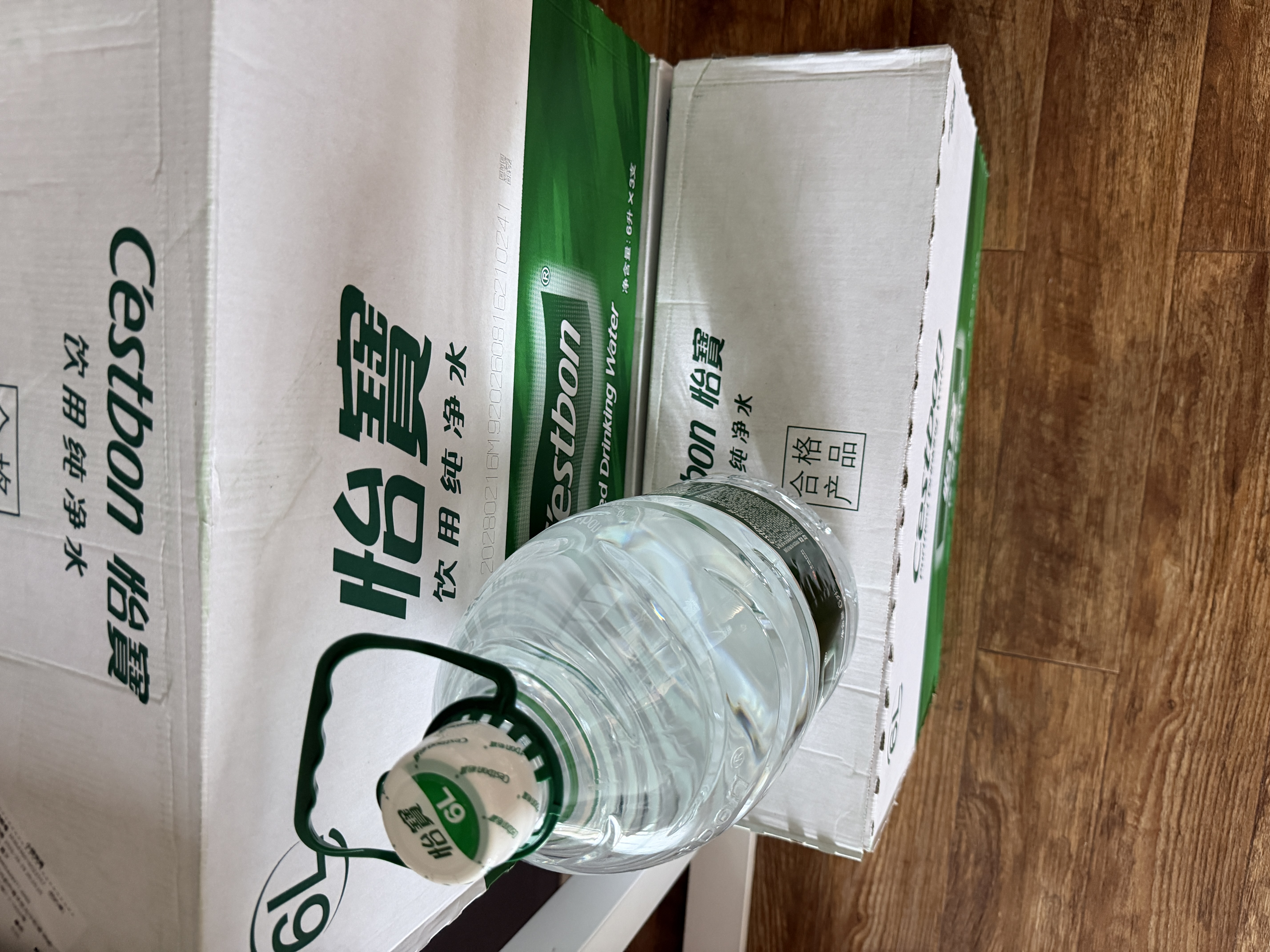怡宝 饮用水 纯净水6L*3桶装水 整箱装 实拍图