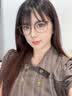 aojo轻量化眼镜框可配防蓝光高度数近视眼镜片方圆框男女款AJ102FM106 C2浅透茶 轻约14g 单镜框 实拍图