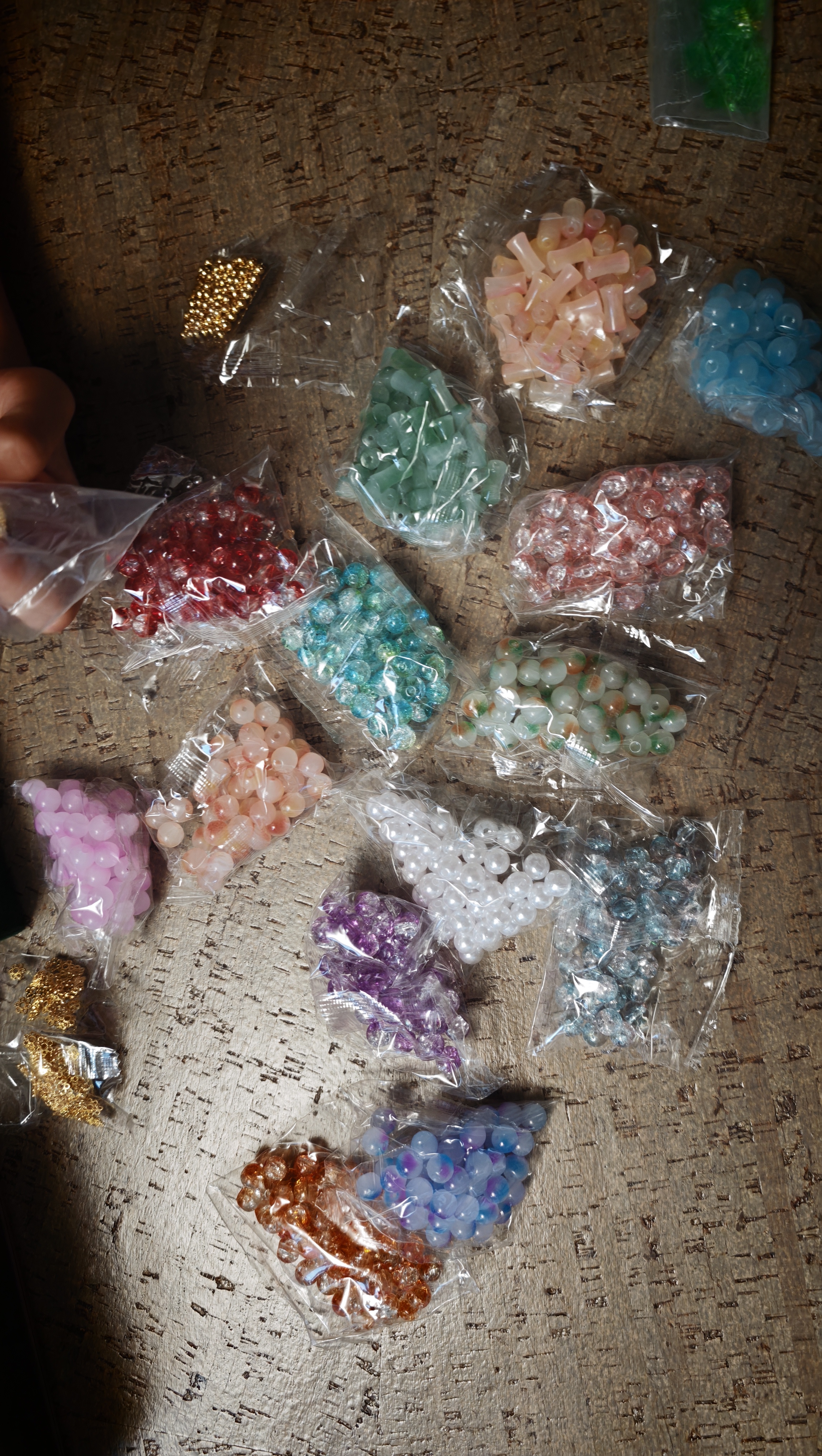 迪漫奇儿童古风串珠礼盒玩具女孩生日礼物发饰琉璃手工diy过家家玩具绿 实拍图