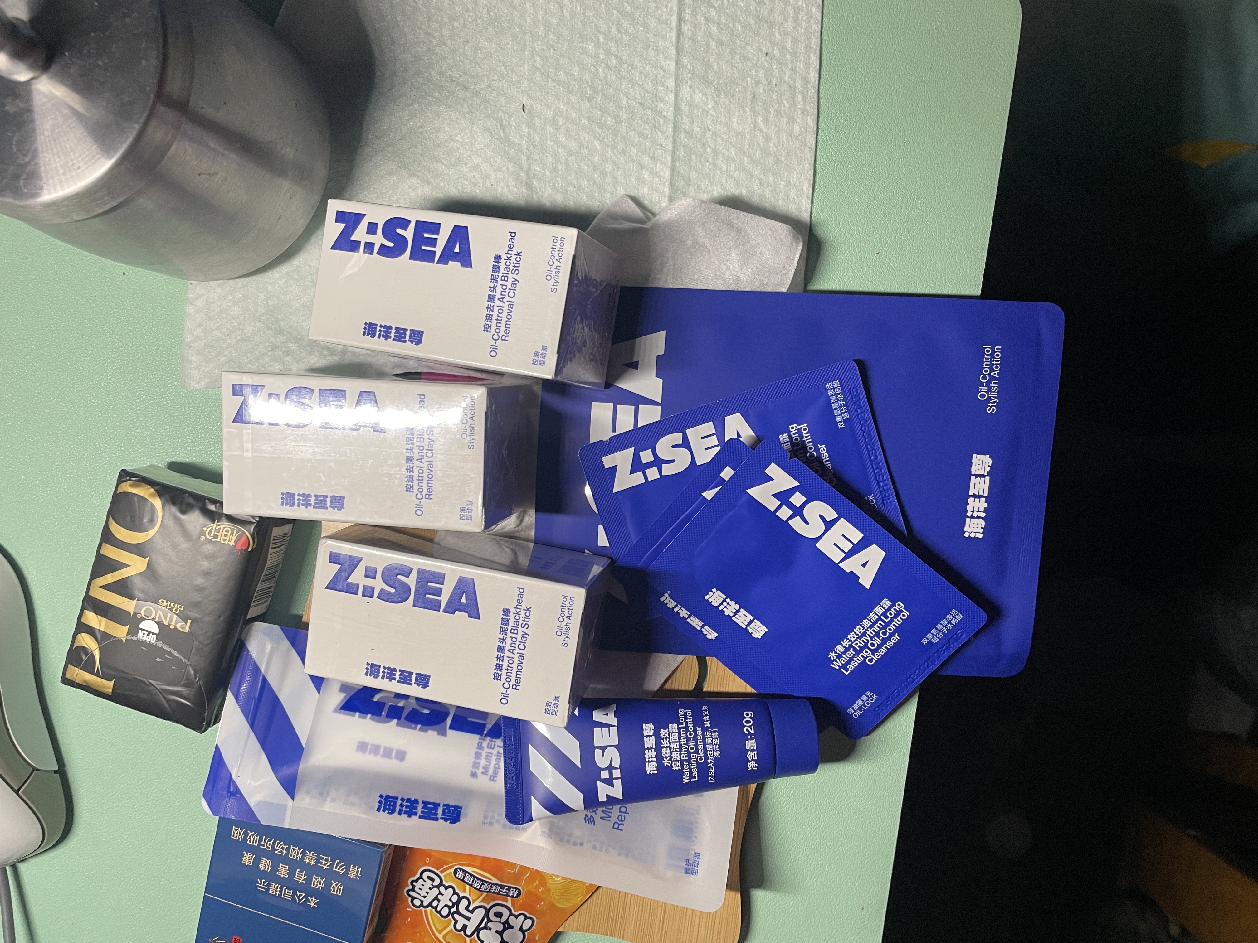 海洋至尊控油去黑头泥膜棒*3清洁控油保湿专用去黑头泥膜面膜 实拍图