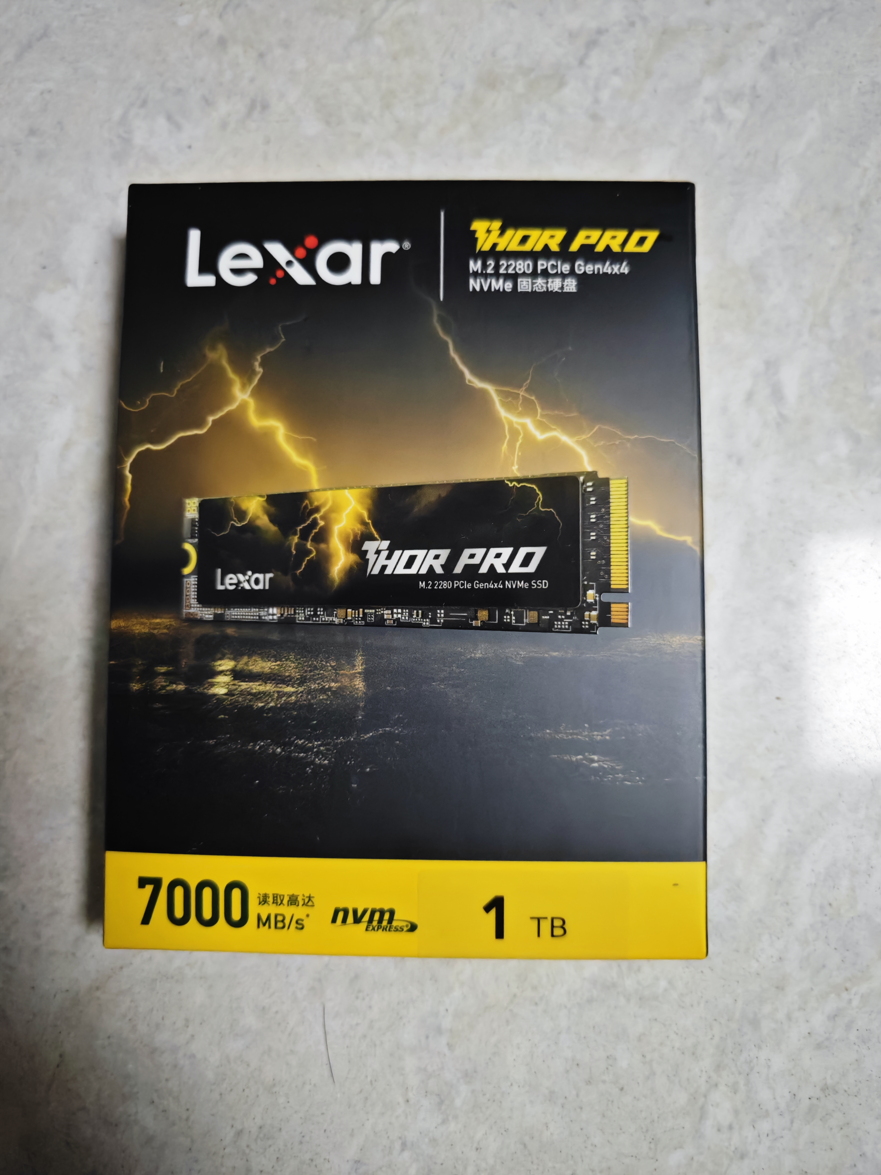 雷克沙（Lexar）THOR PRO 雷神系列 1TB SSD固态硬盘 M.2接口(NVMe协议) PCIe 4.0x4 传输速度6500MB/s 游戏装机 实拍图