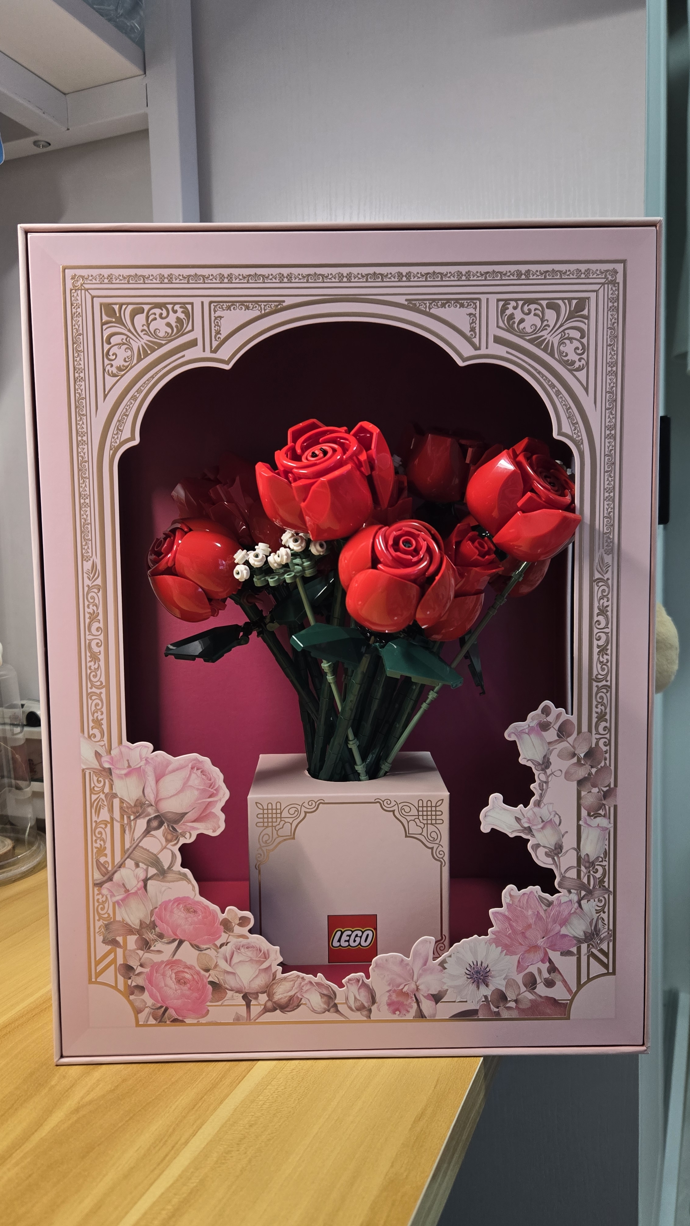 乐高（LEGO）积木10328 心动的信号同款玫瑰花束永生花男女孩玩具生日礼物 实拍图