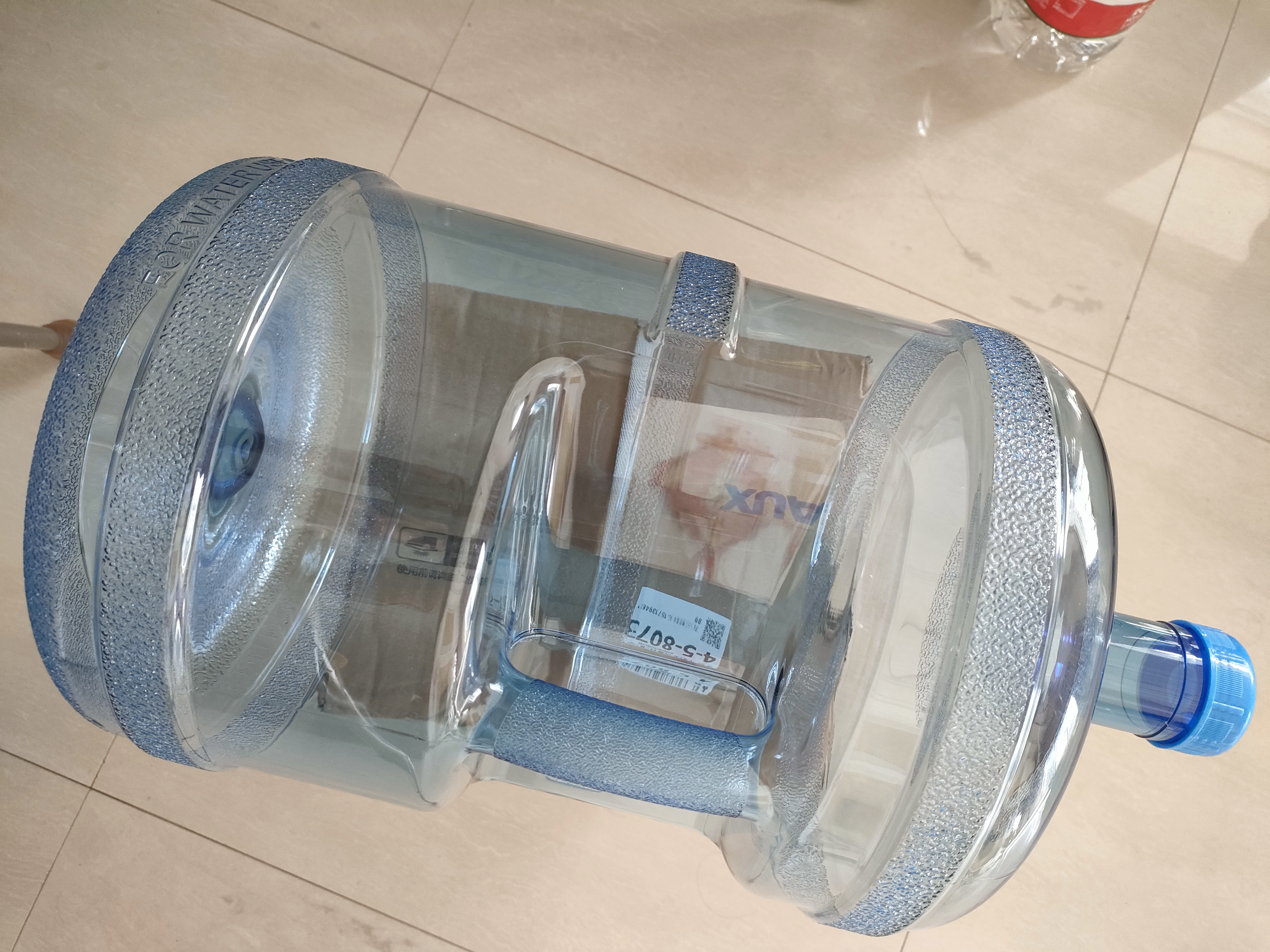 储水桶装水家用饮水机桶水手提式水桶储水带盖把手PC食品级 PC把手水桶1个18.9L 实拍图