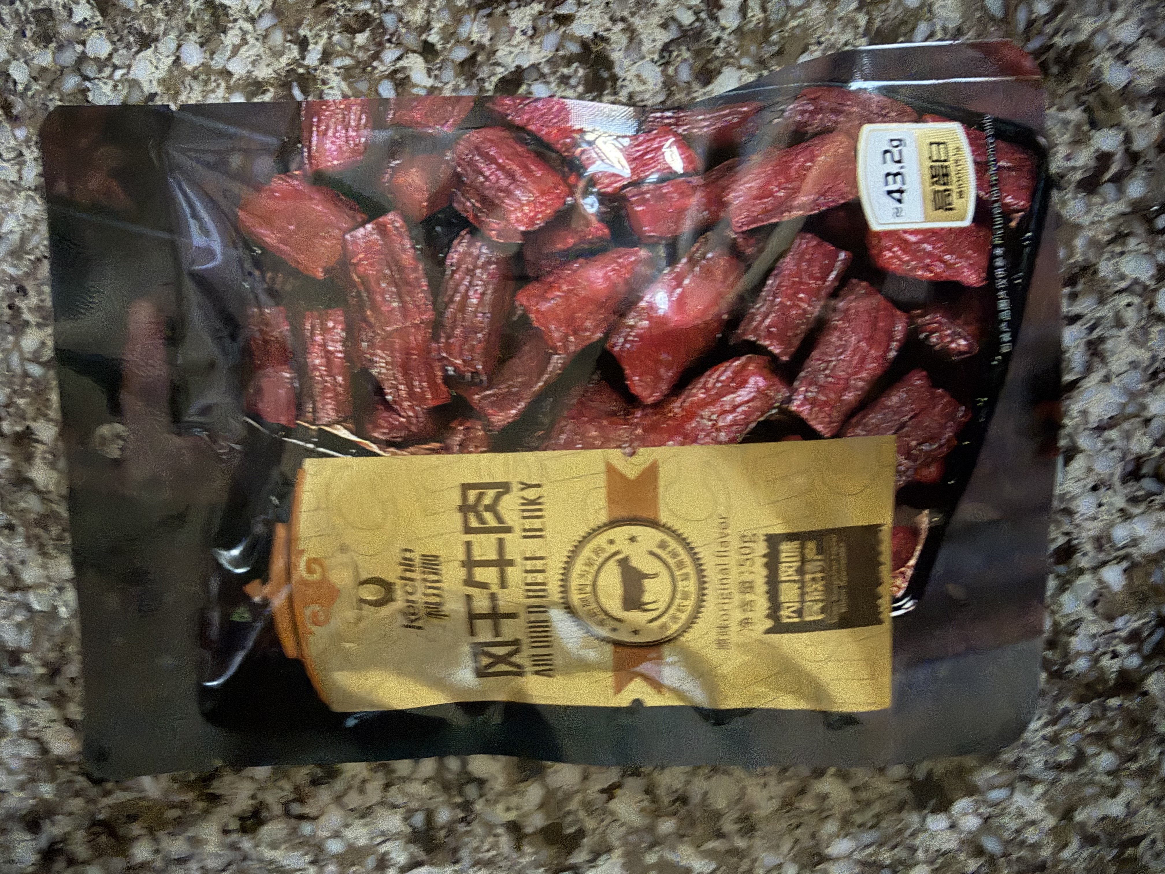 科尔沁 手撕风干牛肉干 原味50g 袋装 休闲零食 肉干肉脯 内蒙特产小吃 实拍图
