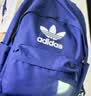 adidas休闲日常通勤运动双肩背包学生书包开学男女阿迪达斯三叶草   深靛蓝   NS(均码) 实拍图