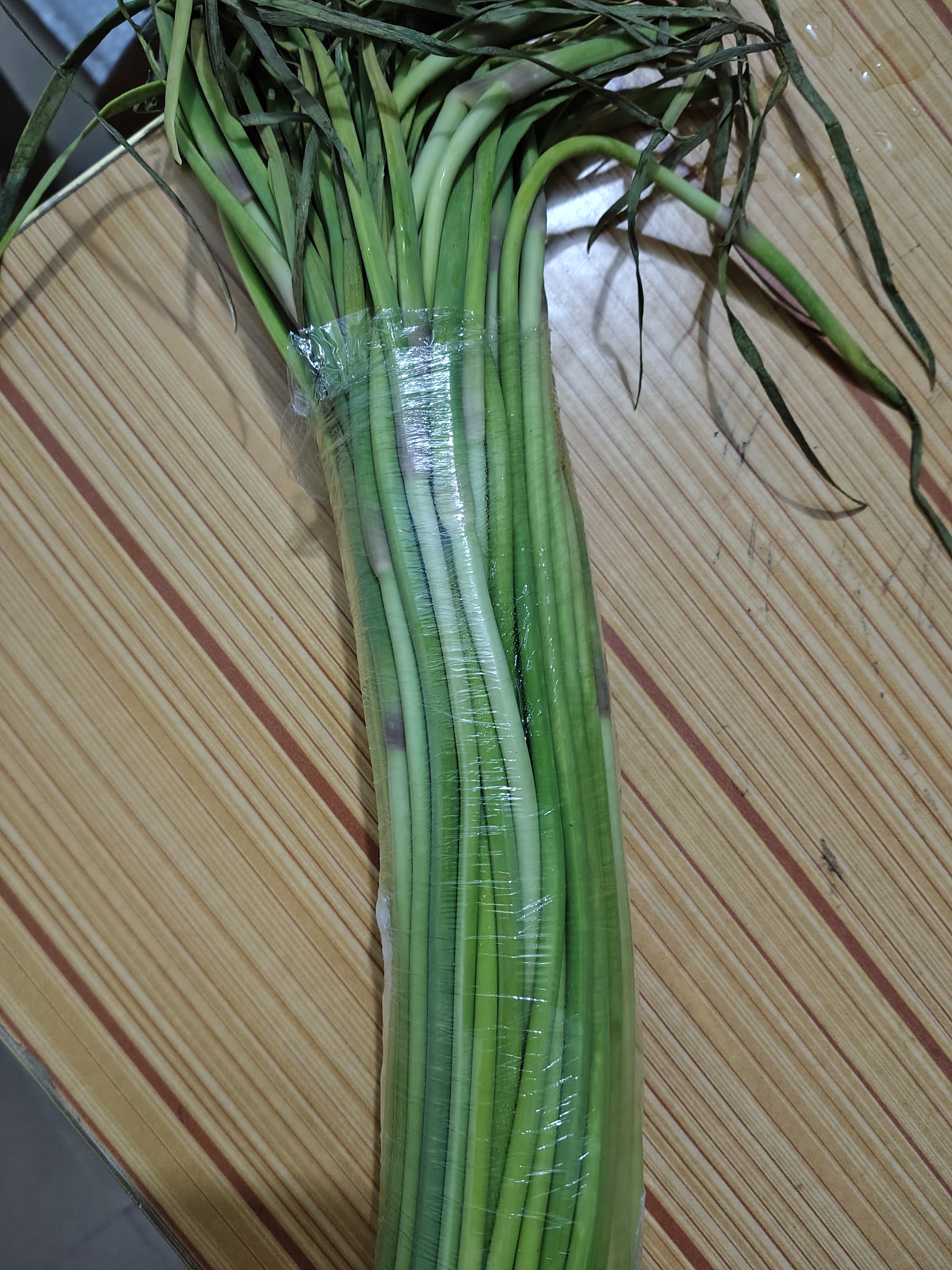 京喜自营农家自种蒜苔生鲜蔬菜超市同款即食蒜苔超市批发买菜首选 新鲜蒜苔1斤 实拍图