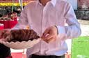 罗蒙（ROMON）纯色商务职业正装男士白衬衫工装外套长袖衬衣男CS108白色L 实拍图