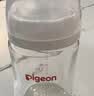 贝亲（Pigeon）玻璃奶瓶宽口径防胀气240ml M号奶嘴 3月+ AA187  实拍图