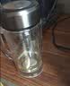 炊大皇玻璃杯茶水分离耐高温防爆泡茶杯大容量茶杯枪灰380ml 实拍图