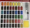 辉柏嘉（Faber-castell）固体水彩颜料水彩套装画画套装48色（配自来水笔+吸水海绵条）576048速写毕业礼物 实拍图