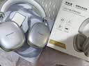 联想投资品牌异能者头戴主动智能降噪蓝牙耳机重低音低延时游戏音乐网课骑行 适用拯救者小新礼品 银色 实拍图