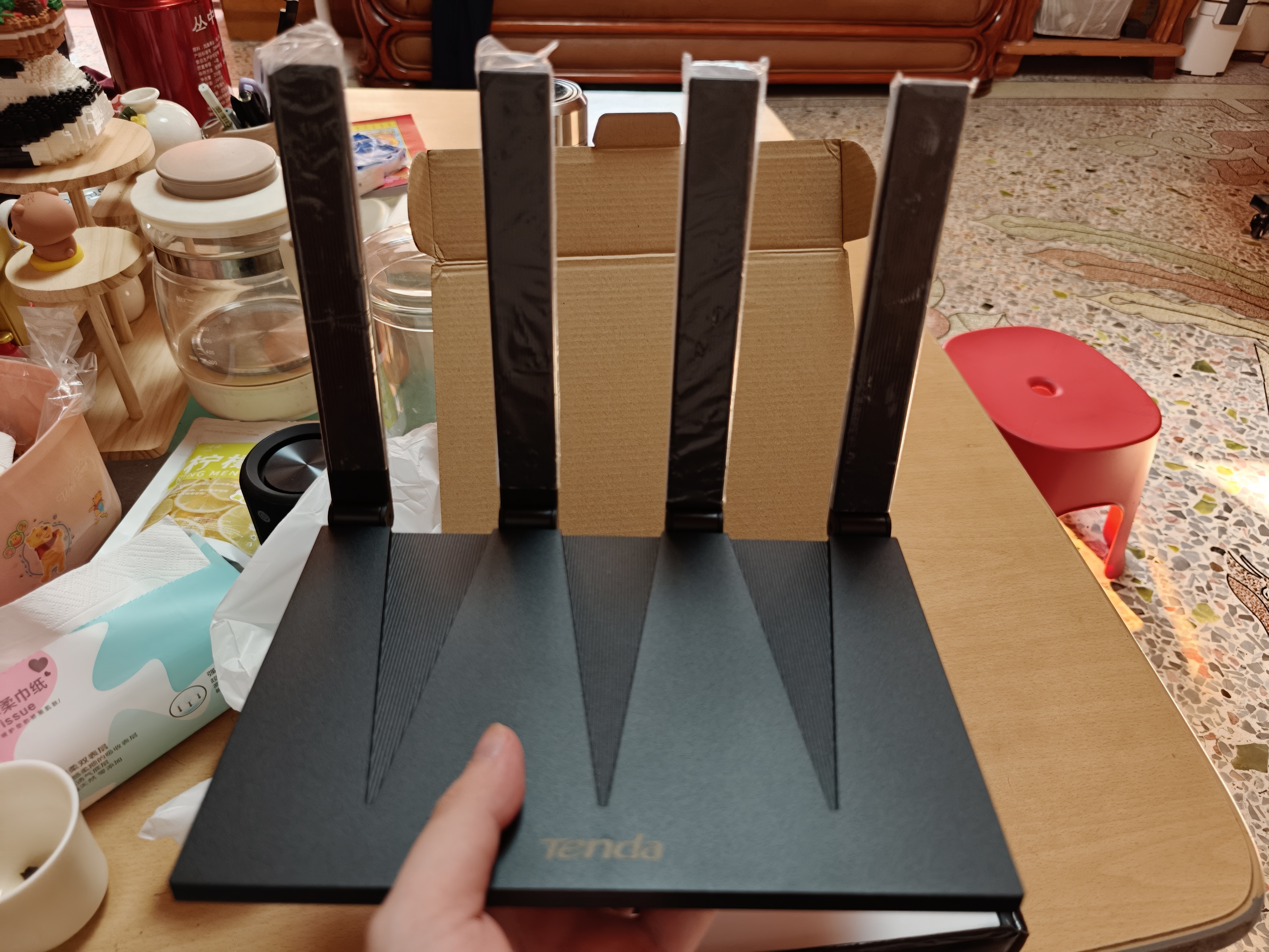 Tenda腾达路由器WiFi6+【泰山AX3000 Ultra】千兆穿墙王信号放大器增强无线家用甄选高配芯片AX12 Pro 实拍图