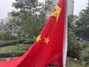 得力（deli）3号国旗/五星红旗(128*192cm) 学校户外门口店铺商场室外马路灯道国旗户外挂旗国庆节 实拍图