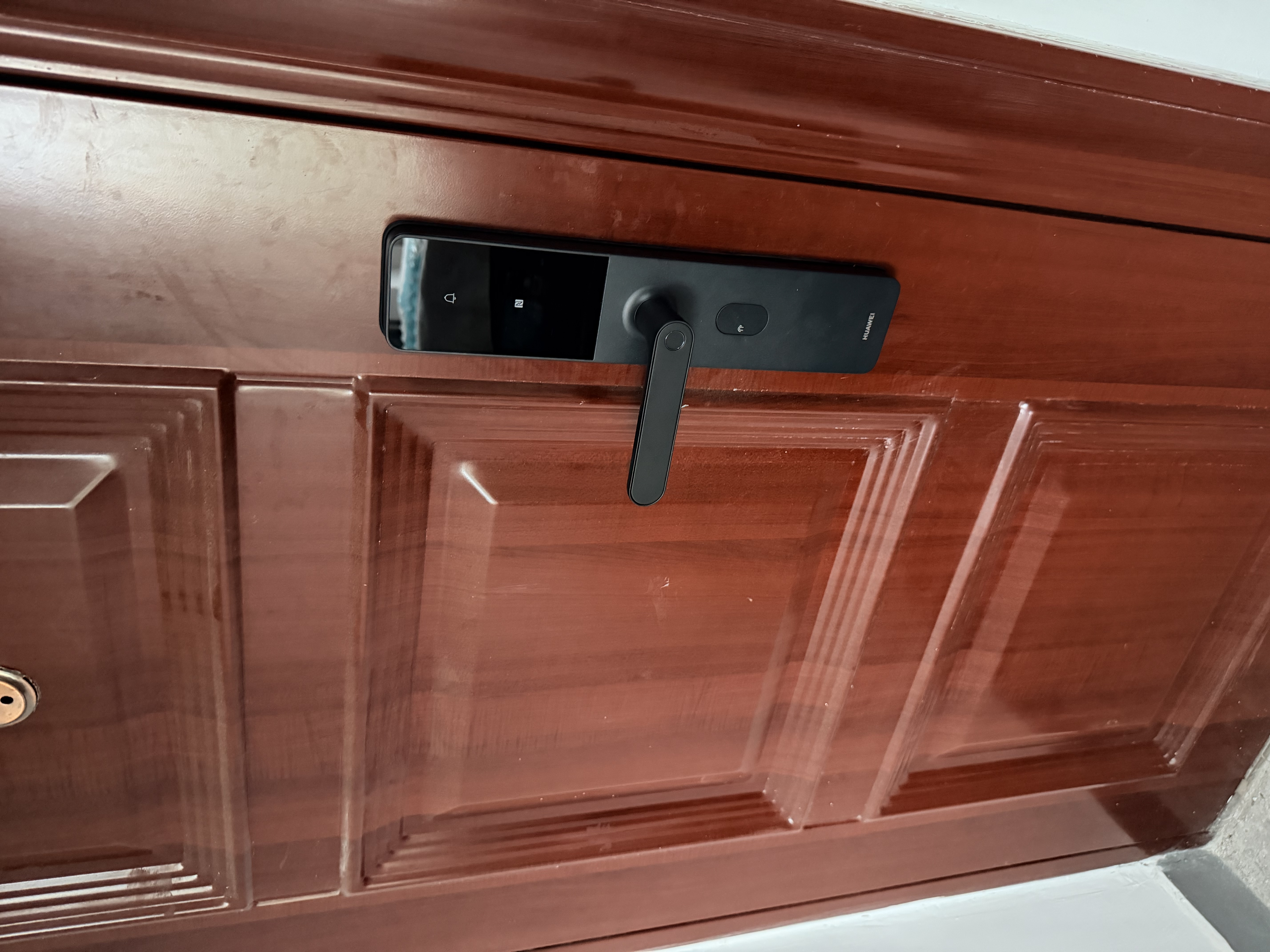 华为（HUAWEI）智能门锁M2 家用指纹锁密码锁非全自动电子锁华为鸿蒙全屋智能联动免费上门安装MT33 【新品上市】华为智能门锁M2 | 四年质保 晒单赠NFC磁卡或享更多好礼【联系客服领取】 实拍图