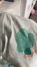 贝瑞加（Babyprints）婴儿半背衣2件装新生儿衣服纯棉长袖上衣初生宝宝四季内衣 绿59 实拍图