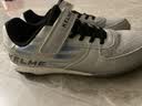 卡尔美（KELME）儿童足球鞋TF碎钉魔术贴免系带防滑耐磨球鞋 金属银黑  37  实拍图