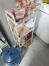 金隆兴厨房小推车置物架多层婴儿用品浴室落地蔬菜零食可移动收纳架 4层 实拍图