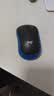 罗技（Logitech）M185鼠标 无线鼠标 办公鼠标 对称鼠标 黑色蓝边 带无线2.4G接收器 实拍图