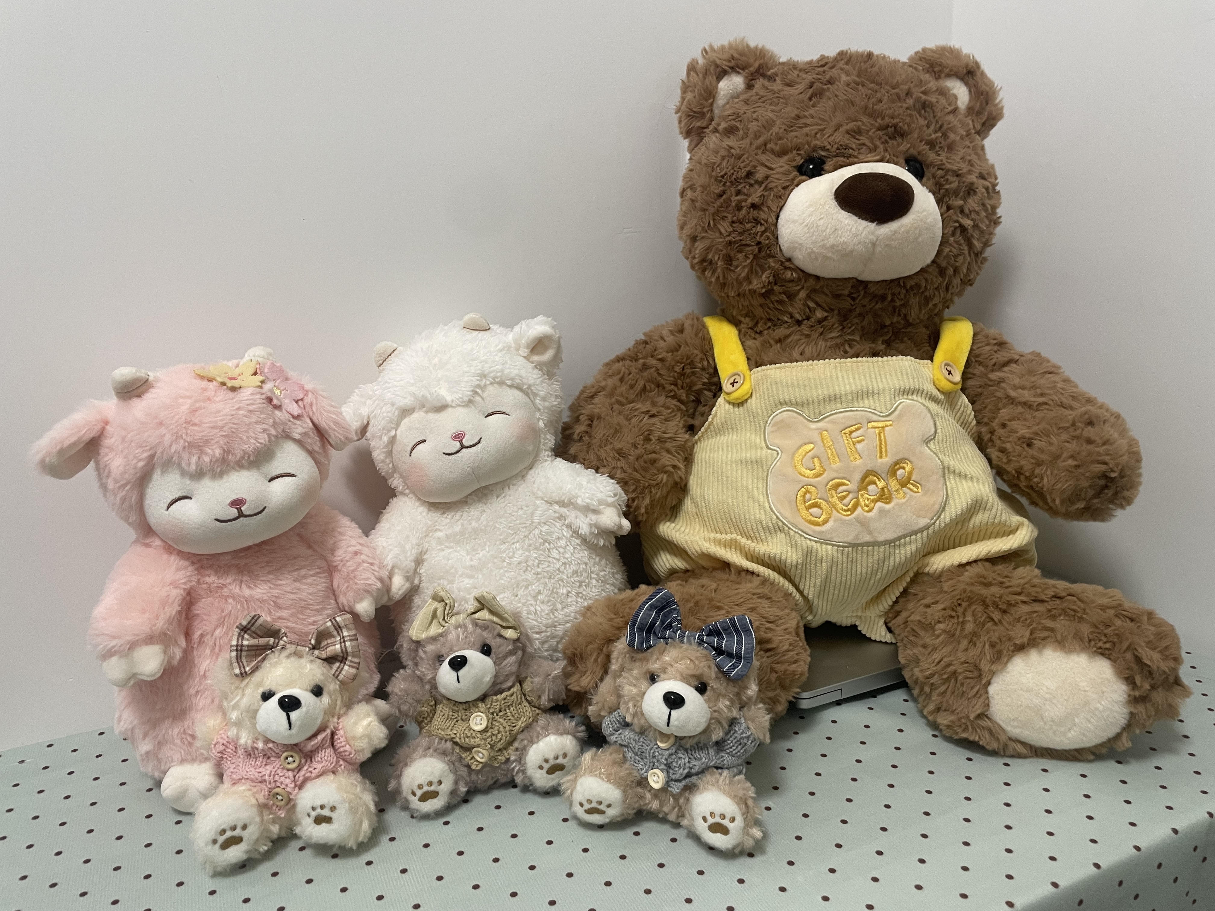 名创优品（MINISO）吉福特熊背带裤小熊大号玩偶毛绒公仔伴睡玩具娃娃抱枕生日礼物 实拍图