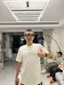 DRATRA近视运动眼镜篮球足球跑步光学镜框防雾防爆镜片比赛专用护目镜 黑框黑护垫 框+PC防爆镜片（近视0-600度内散光0-200度内） 实拍图