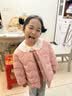 嘟嘟家男童棉服冬装保暖儿童棉衣冬款加厚女童棉袄韩版宝宝外套洋气户外 粉色 120 实拍图