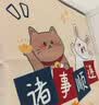 京寻双开门大冰箱防尘罩盖布冰箱顶部防尘罩带侧边收纳挂袋 65*170cm 实拍图