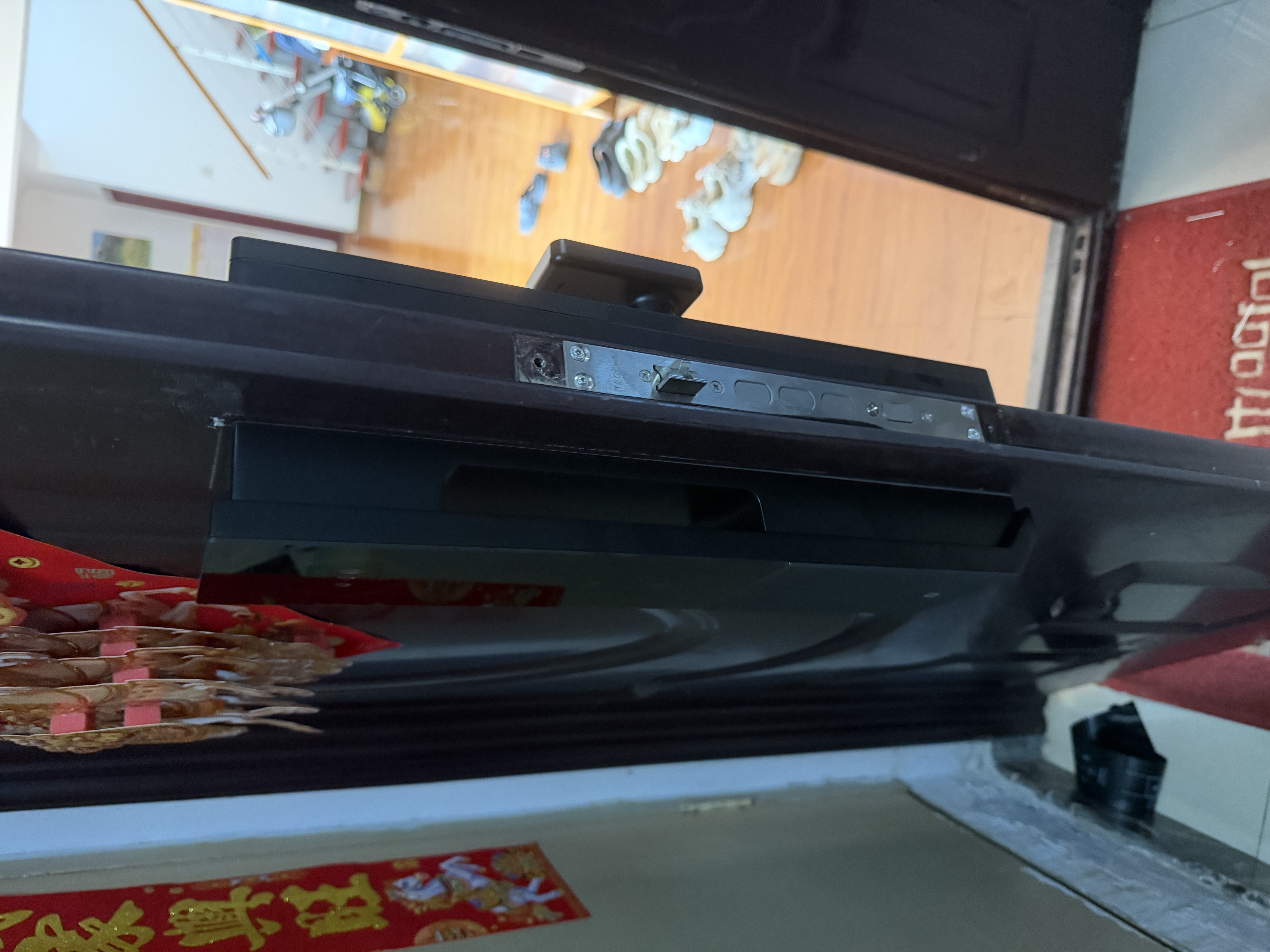 京东京造智能门锁双摄版Pro 人脸识别猫眼指纹密码电子锁全自动防盗门锁 实拍图