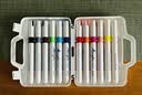 得力（deli）12色儿童学生水性丙烯马克笔PP盒装水彩笔生日礼物防水手绘咕卡荧光记号笔元旦涂鸦美育开学必备 实拍图
