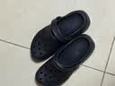 卡骆驰（CROCS）白鹿同款云朵洞洞鞋|206750 黑色-001 37/38(240mm) 实拍图