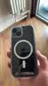 绿联 适用iPhone15手机壳苹果15磁吸壳MagSafe保护套无线充电超薄散热气囊防摔防磨防震镜头全包透明 实拍图