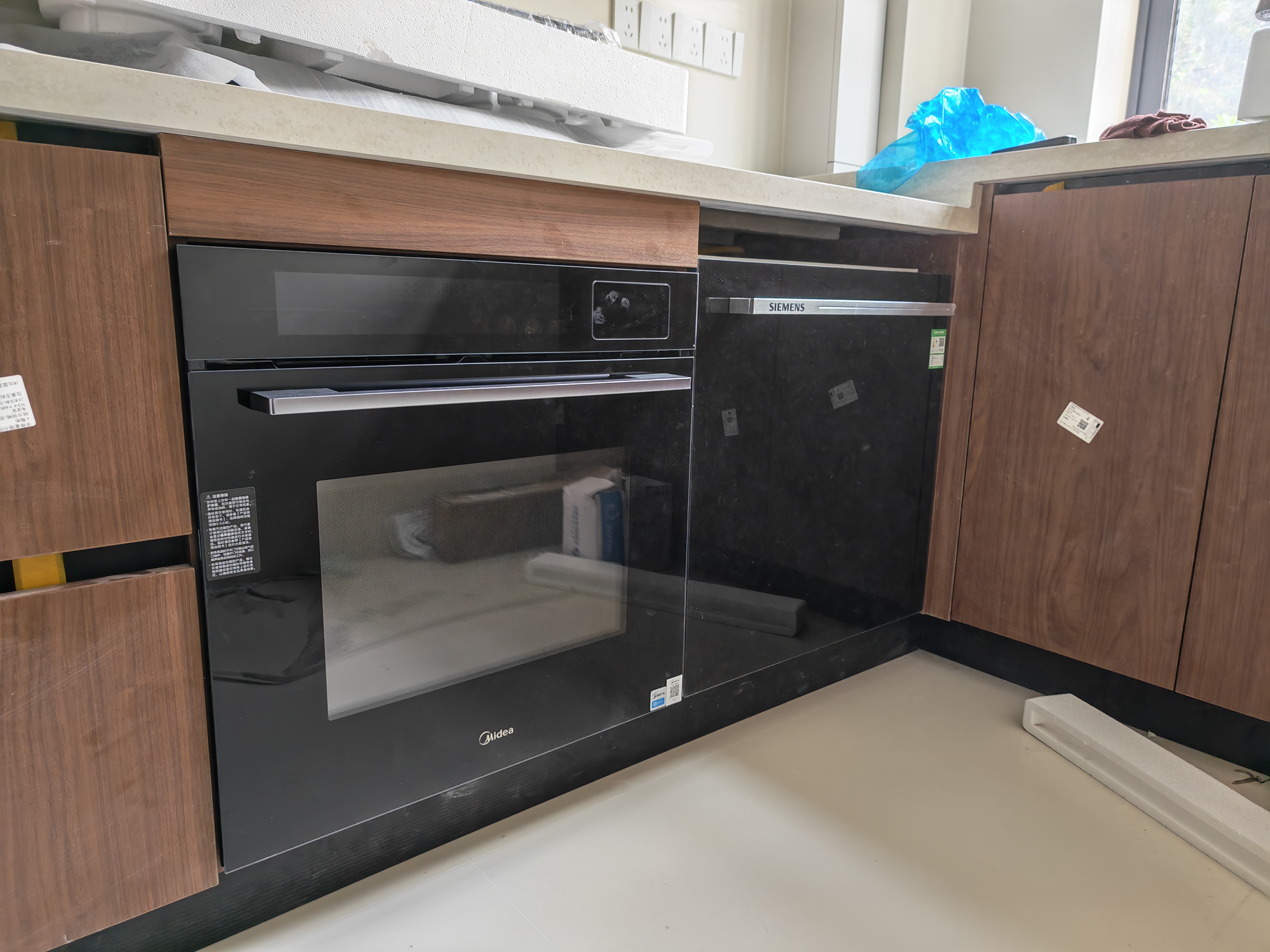 美的（Midea）【78L一步到位】嵌入式大容量家庭聚餐 大户型厨房微蒸烤一体 微蒸烤炸炖5合1体机 小西梅GC7 实拍图