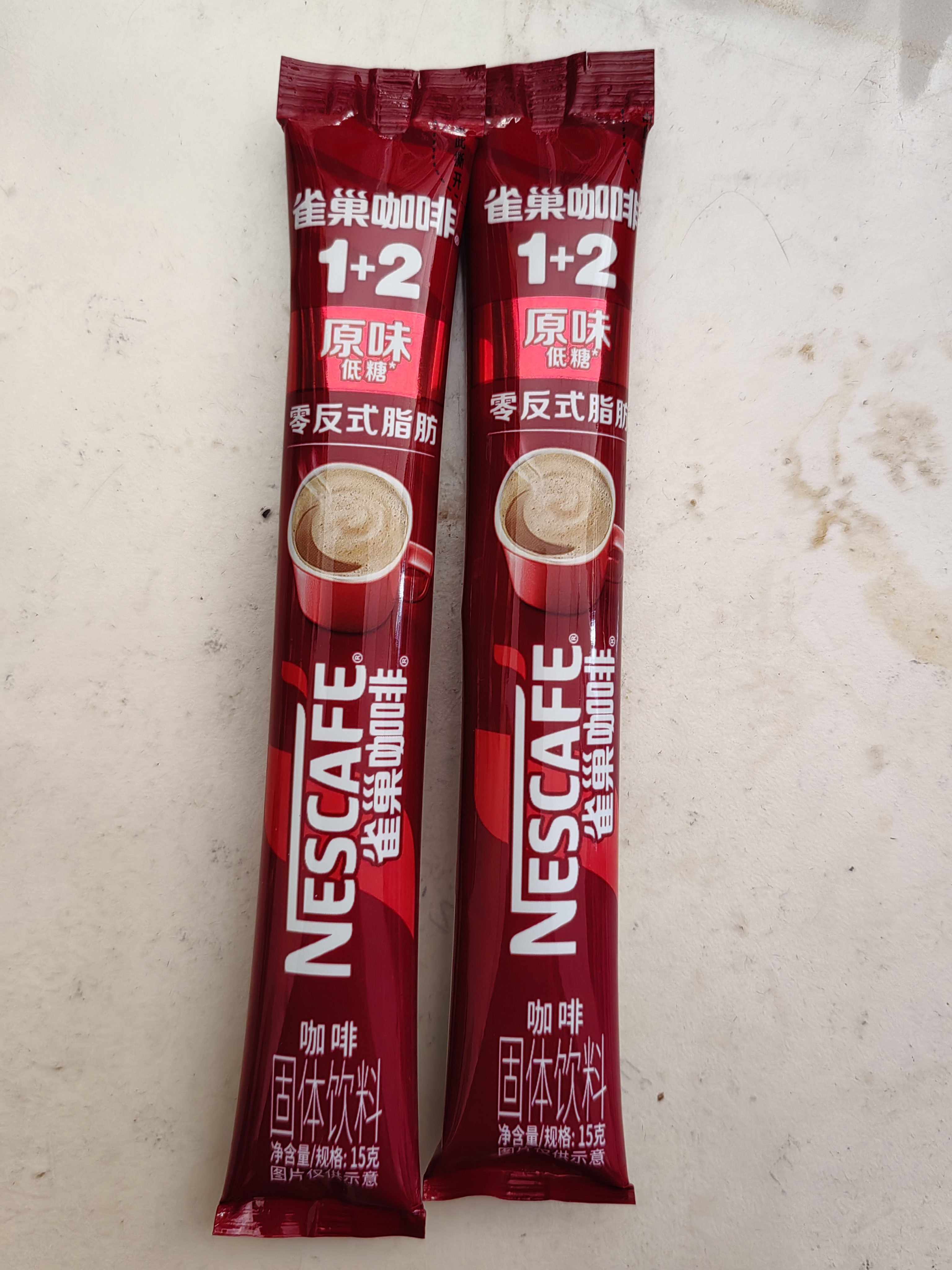 雀巢（Nestle）1+2原味低糖*速溶咖啡三合一冲调饮品30条450g 实拍图