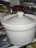 京东京造 炖盅 陶瓷汤碗蒸蛋燕窝辅食碗家用带盖赠勺子纯白460ml 实拍图