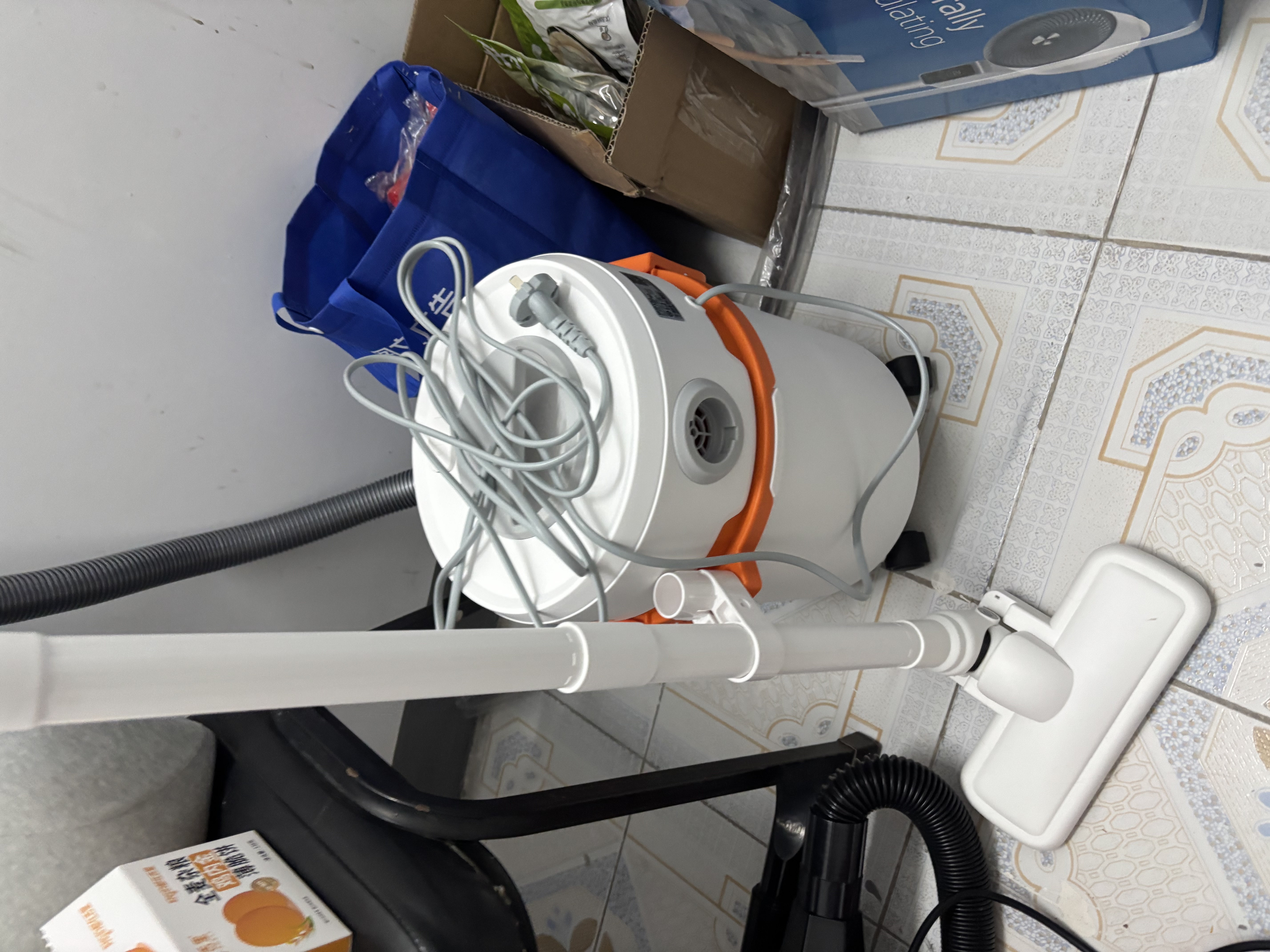 亿力【吸猫毛神器】手持桶式吸尘器拖地强力吹吸一体机工业家庭车用地毯超强大吸力开荒保洁除螨DJ010 实拍图