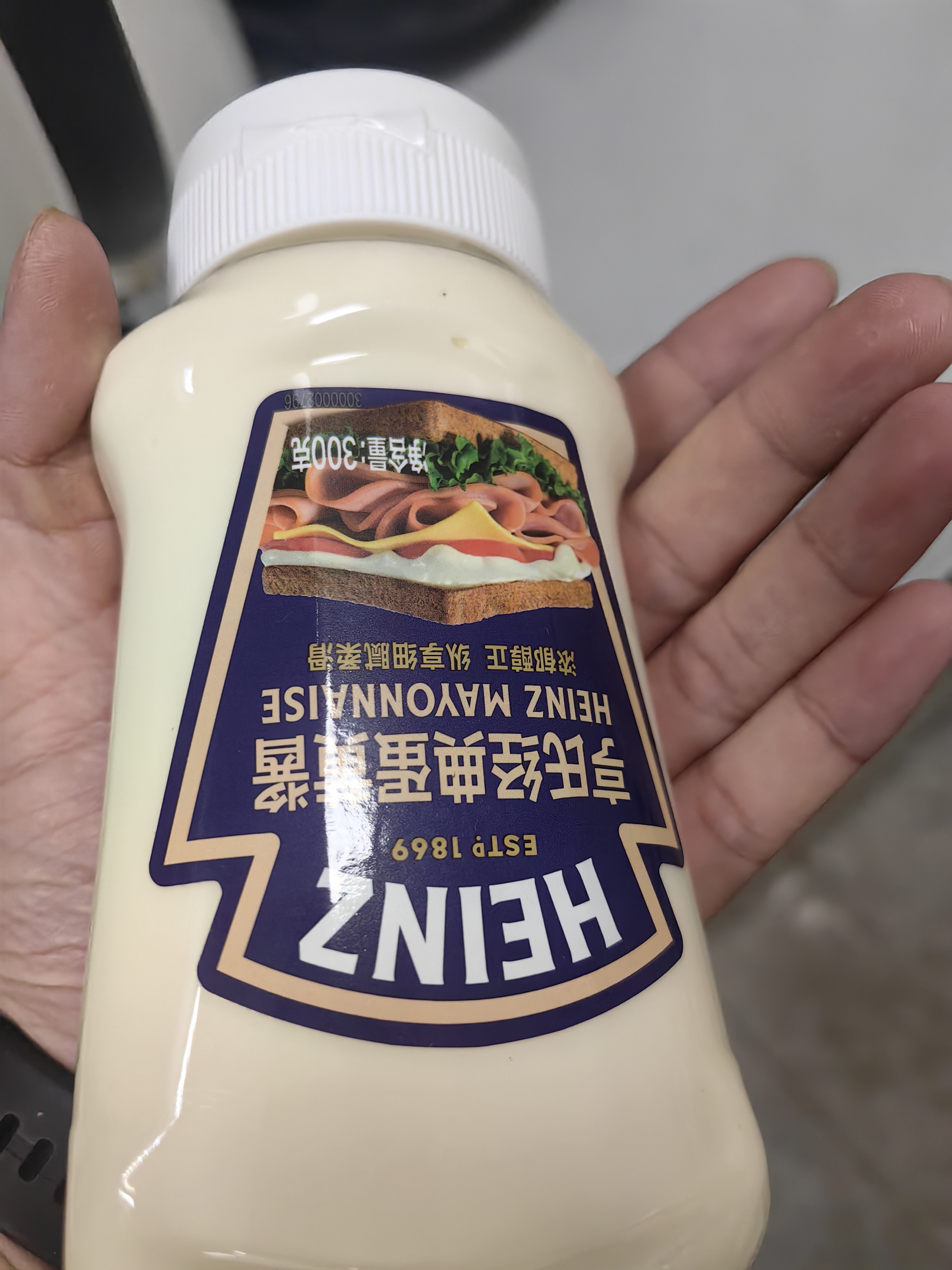 亨氏（Heinz）沙拉酱 经典蛋黄酱300g瓶倒置挤挤装三明治大拌菜薯条炸物酱 实拍图