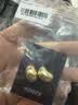 阿吉豆耳钉S925银针轻奢小众高级感金豆耳环耳饰礼物送女友 实拍图