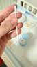 babycare婴儿护肚围新生儿童宝宝护肚子脐带防着凉奶酪白2条装16*17cm 实拍图
