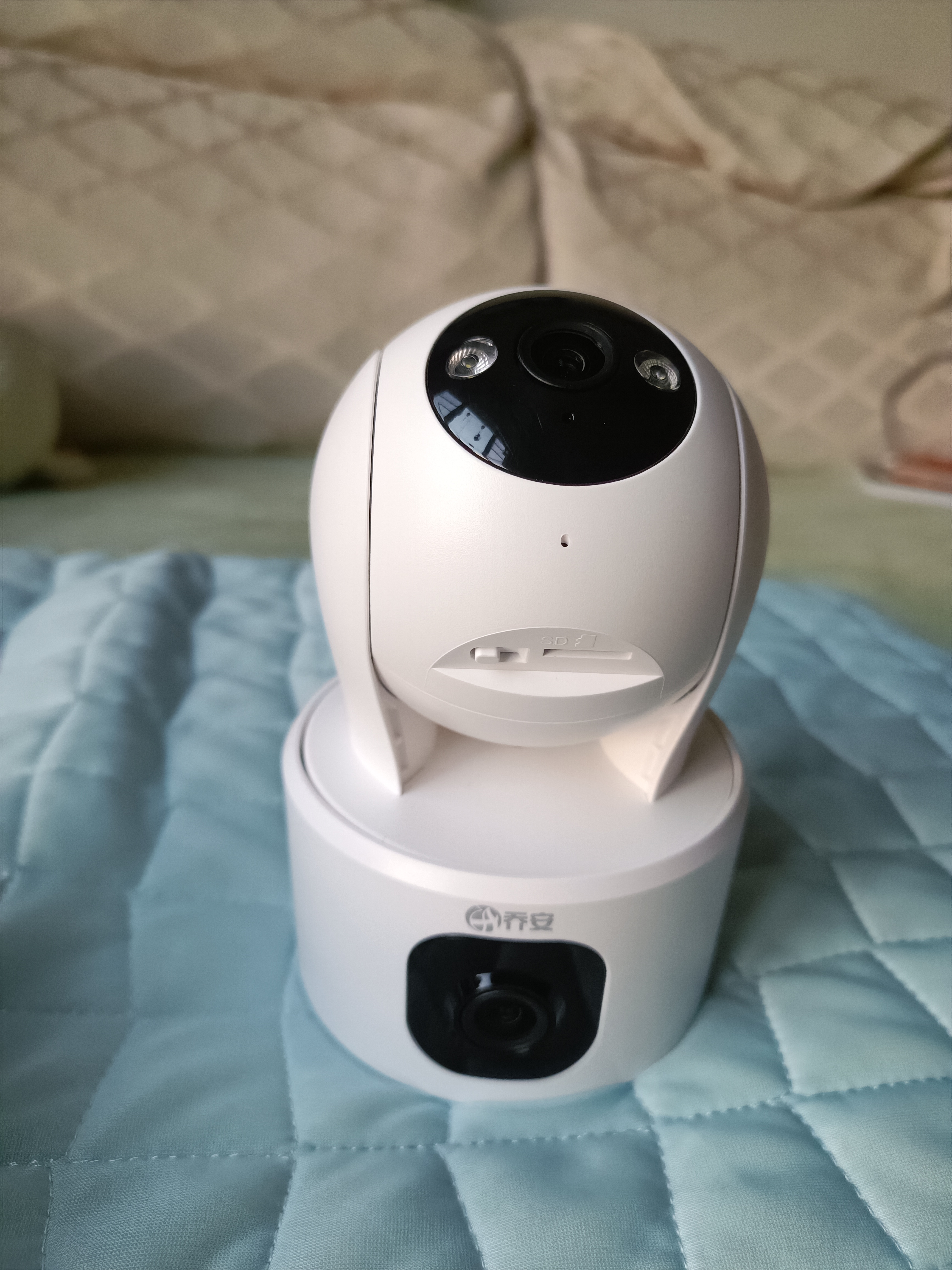 乔安（JOOAN）双摄1600万像素监控摄像头无线wifi网络高清监控器360度无死角带夜视全景云台家用AI监控手机远程 实拍图