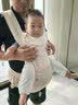 babycare多功能背带婴儿腰凳减震省力抱娃神器防滑轻薄透气款 云海米 26款 实拍图