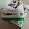 INSTAX富士instax立拍立得 mini相纸 白边双包20张+闪闪星钻边框贴 实拍图
