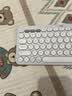 罗技（Logitech）时尚系列K390无线蓝牙键盘 超薄便携  K380升级版 白色 79键 实拍图